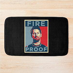 Romain Grosjean Classic Fireproof T-Shirt Bath Mat