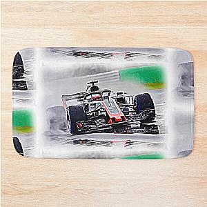 Romain Grosjean and a rainy day in Italy Bathroom Mat