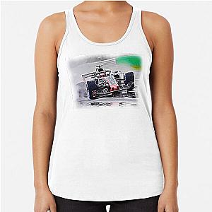 Romain Grosjean and a Rainy Day in Italy Racerback Tank Top