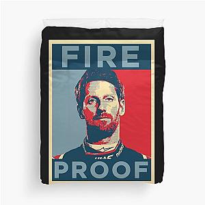 Romain Grosjean Fireproof Classic Duvet Cover