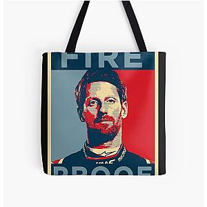 Romain Grosjean Fireproof Classic T-Shirt All Over Print Tote Bag