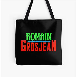 Romain Grosjean All Over Print Tote Bag