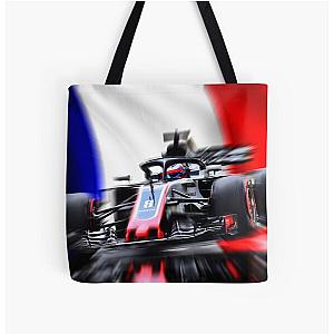 ROMAIN GROSJEAN All Over Print Tote Bag