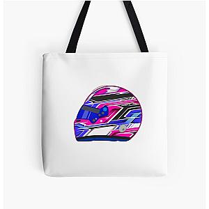 Romain Grosjean 2024 Pink Helmet Tote Bag