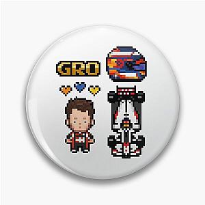 Pixel Romain Grosjean F1 2020 Pin