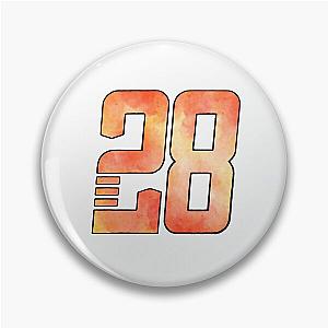 Romain Grosjean Watercolor Pin