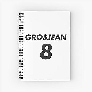 Romain Grosjean Spiral Notebook