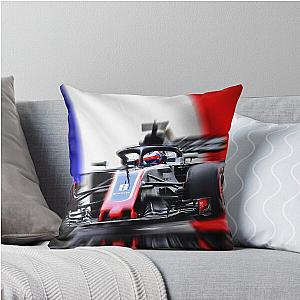 Romain Grosjean Throw Pillow