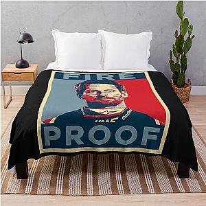 Romain Grosjean Fireproof Classic T-Shirt Throw Blanket