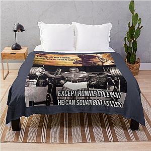 Ronnie Coleman 800 pound squat throw blanket