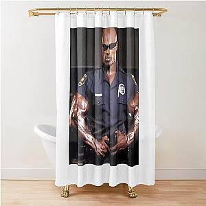 RONNIE COLEMAN  Police Shower Curtain