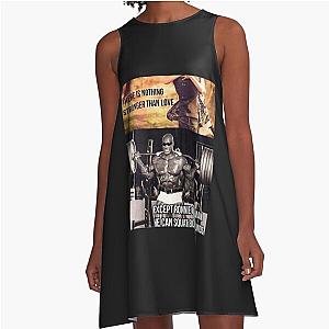 Ronnie Coleman 800 pound squat A Line Dress