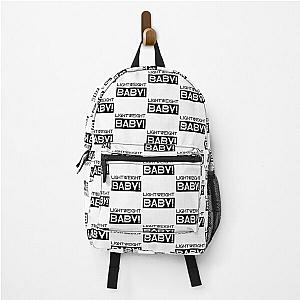 Lightweight Baby Ronnie Coleman Grunge Black Font Text Quote Design Backpack