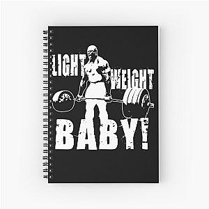 Light Weight Ronnie Coleman Spiral Notebook