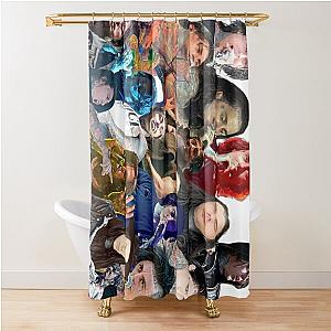 ronnie radke photo collage Shower Curtain