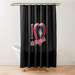 ronnie radke  I love boyfriend Shower Curtain