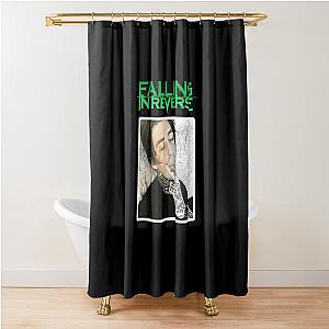 FALLING IN REVERSE - Ronnie Radke Tongues Out Shower Curtain