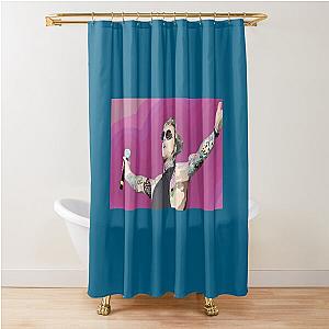 Ronnie Radke at Warped tour 2018 Long  Shower Curtain