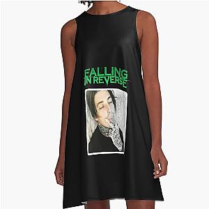 FALLING IN REVERSE - Ronnie Radke Tongues Out A-Line Dress