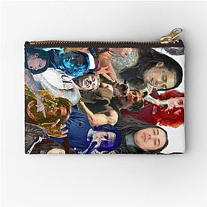 ronnie radke photo collage Zipper Pouch