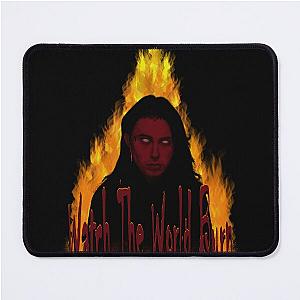 Falling In Reverse Ronnie Radke in flames Mouse Pad