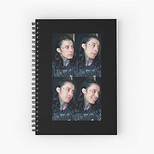 ronnie radke collage Spiral Notebook