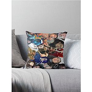 ronnie radke photo collage Throw Pillow