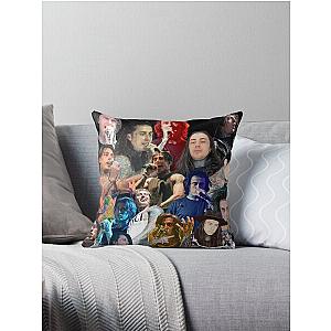 ronnie radke photo collage Throw Pillow