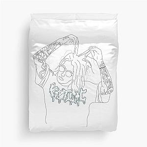 Abstract Tattooed Ronnie Radke Duvet Cover