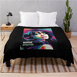 RONNIE SPECTOR WPAP  POP ART STYLE Throw Blanket