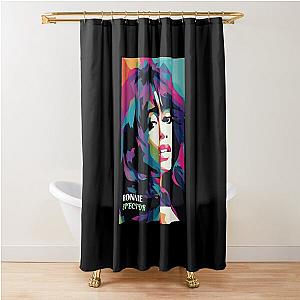 RONNIE SPECTOR WPAP  POP ART STYLE Shower Curtain