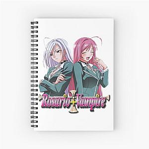 Rosario + Vampire - logo Spiral Notebook