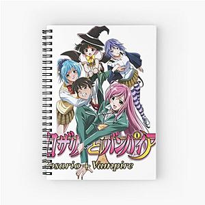 Rosario + Vampire - logo Spiral Notebook