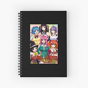 Rosario + Vampire - poster  Spiral Notebook