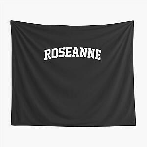 Roseanne Name Family Vintage Retro Sports Arch Tapestry