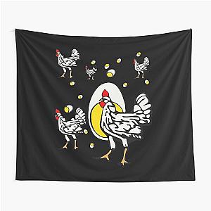 Roseanne Chickens  Tapestry