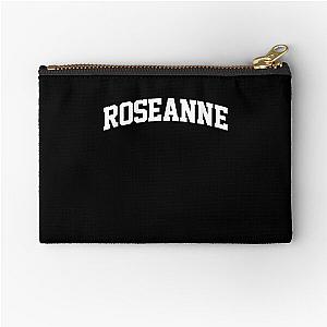 Roseanne Name Family Vintage Retro Sports Arch Zipper Pouch