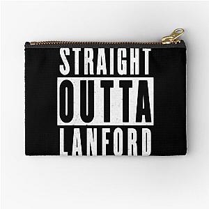 Roseanne Inspired Funny Crossover Parody Design - Straight Outta Lanford Design Zipper Pouch