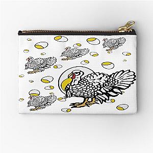 Roseanne Inspired Chicken Shirt Thanksgiving Turkey Holiday Original Parody Design Zipper Pouch