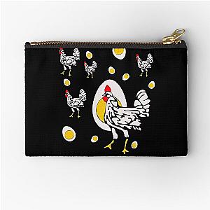 Roseanne Chicken Retro Chickens  Zipper Pouch