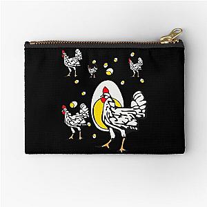 Roseanne Chickens  Zipper Pouch