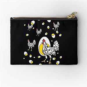 Roseanne Inspired Chicken 	 Parody Design  	 Zipper Pouch