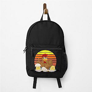 Funny  Chicken Roseanne Chicken Retro Roseanne Chicken Egg For Mom Dad Farms Lovers Backpack