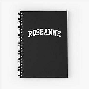 Roseanne Name Family Vintage Retro Sports Arch Spiral Notebook