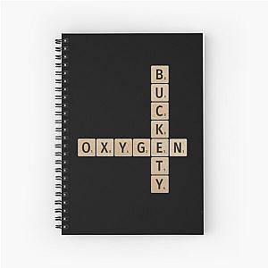 Roseanne Inspired Scrabble Design (Buckety - Oxygen) Spiral Notebook