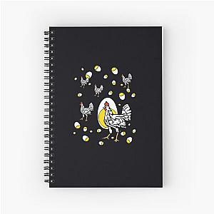 Roseanne Inspired Chicken 	 Parody Design  	 Spiral Notebook