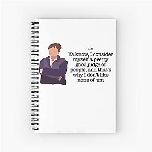 Roseanne Barr Pretty Good Judge of People Spiral Notebook