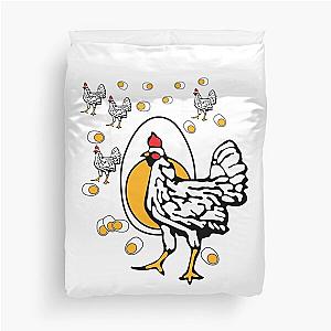 Roseanne Chicken Shirt Duvet Cover