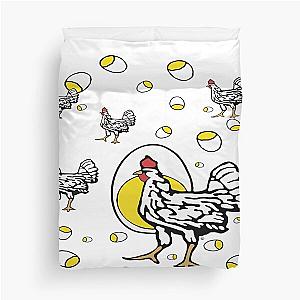 Roseanne Inspired Chicken Shirt Parody Design Duvet Cover