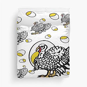 Roseanne Inspired Chicken Shirt Thanksgiving Turkey Holiday Original Parody Design Duvet Cover